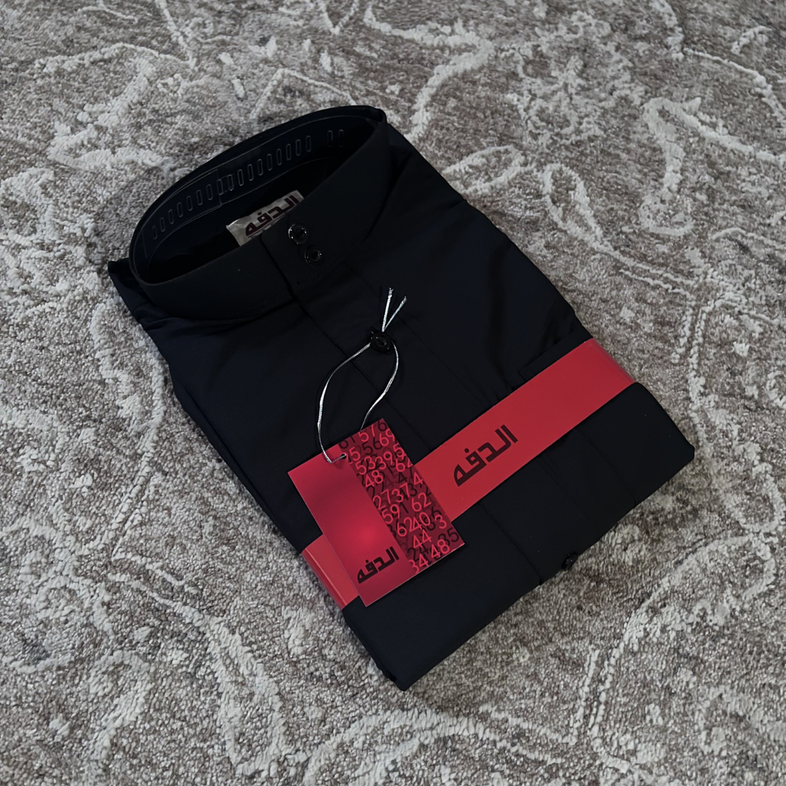 (CLEARANCE) Black Saudi Thobe