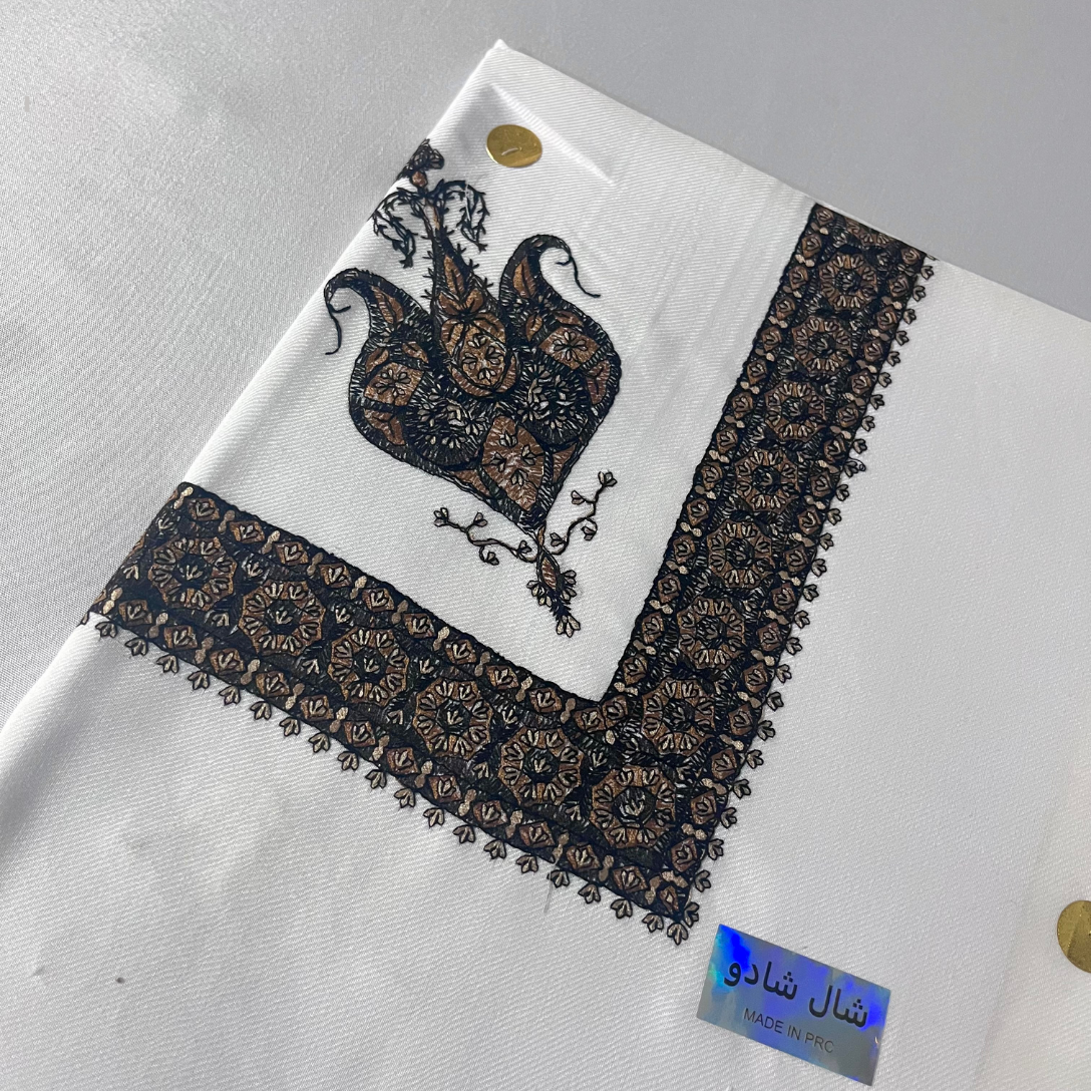 Premium White Yemeni Shemagh (D)