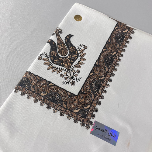 Premium White Yemeni Shemagh (B)