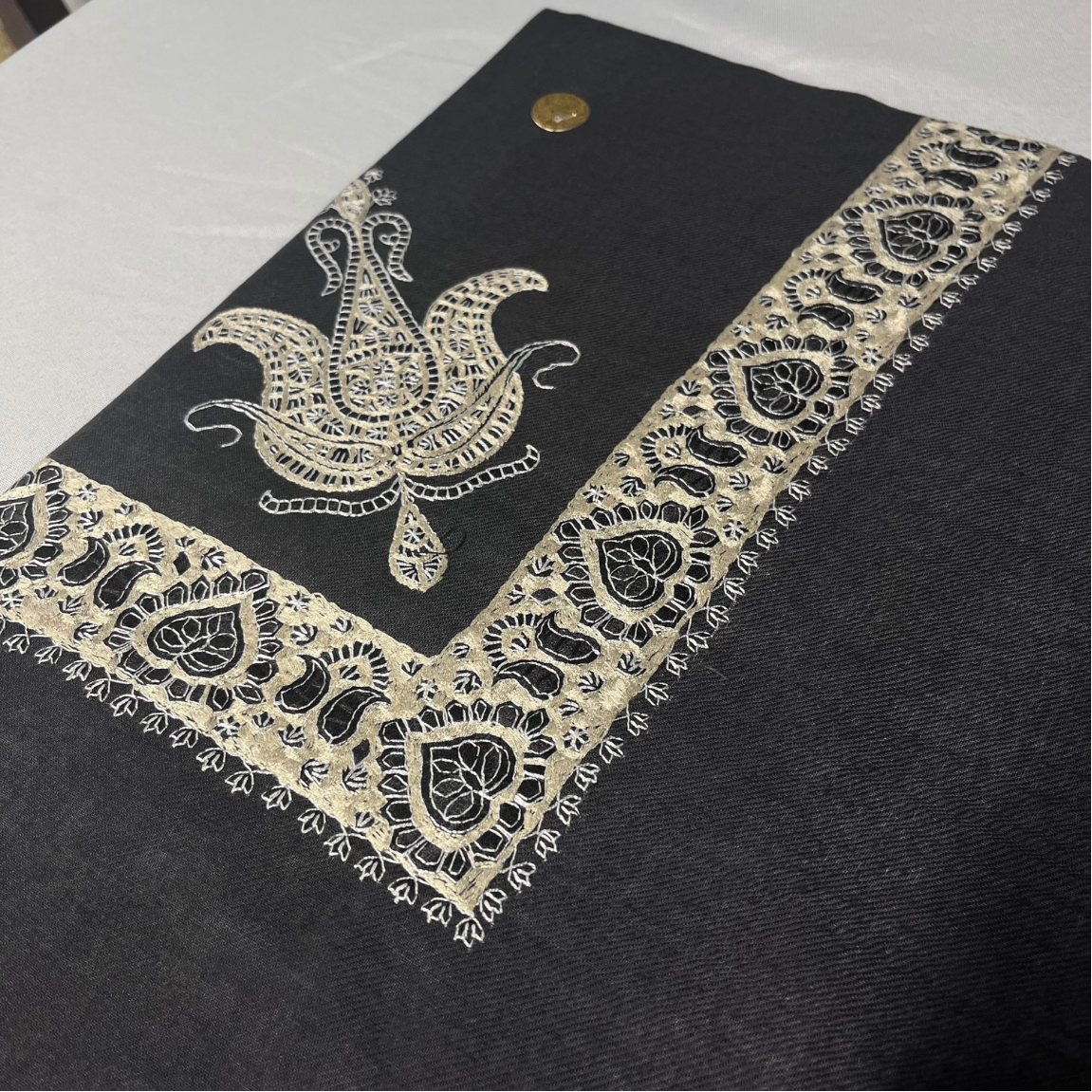 Premium Dark Navy Yemeni Shemagh